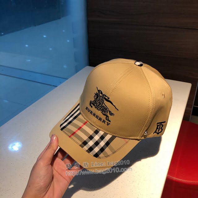 Burberry男士帽子 巴寶莉經典戰馬棒球帽鴨舌帽  mm1178